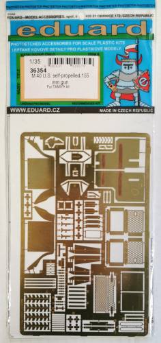 EDUARD 1/35 36354 M40 U.S. SELF PROPELLED 155MM GUN FOR TAMIYA KIT 