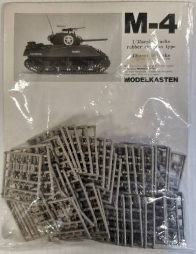 MODELKASTEN 1/35 M-4 TRACKS RUBBER CHEVRON TYPE