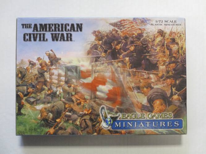 EAGLE GAMES 1/72 THE AMERICAN CIVIL WAR INFANTRY CAVALRY MOUNTED OFFICERS CANNONS FLAG BEARERS HORSES