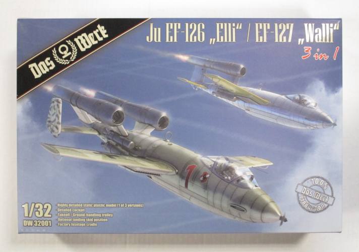 DAS WERK 1/32 32001 JU EF-126 / JU EF-127 GERMAN EXPERIMENTAL FIGHTER PLANE