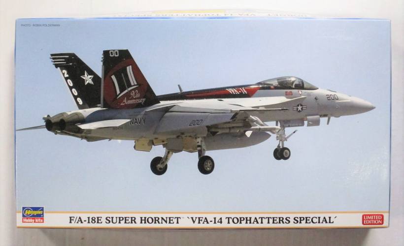 HASEGAWA 1/72 00999 F/A-18E SUPER HORNET VFA-14 TOPHATTERS SPECIAL