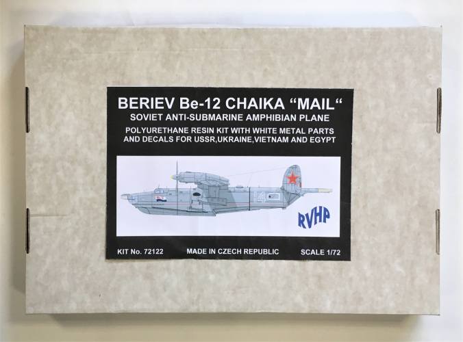 RVHP 1/72 72122 BERIEV BE-12 CHAIKA MAIL ANTI-SUBMARINE AMPHIBIAN PLANE