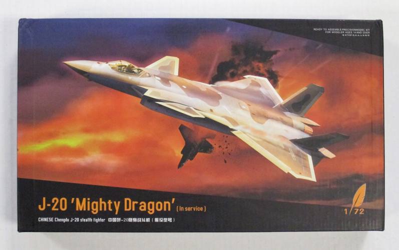 DREAM MODEL 1/72 720010J-20 MIGHTY DRAGON CHINESE CHENGDU STEALTH FIGHTER