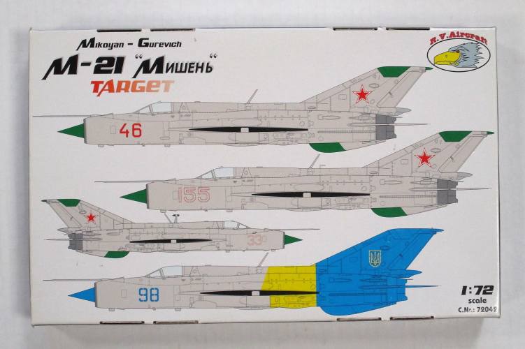 RV AIRCRAFT 1/72 72042 MIG M-21 TARGET