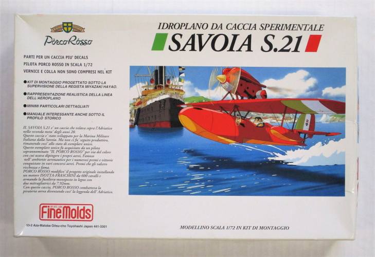 FINEMOLDS 1/72 FJ-1 SAVOIA S.21