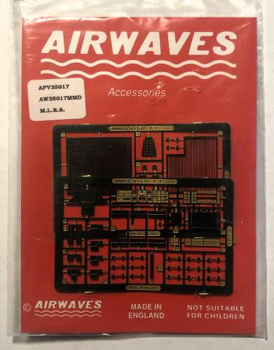 AIRWAVES 1/35 35017 M.L.R.S. PHOTO ETCH DETAIL SET
