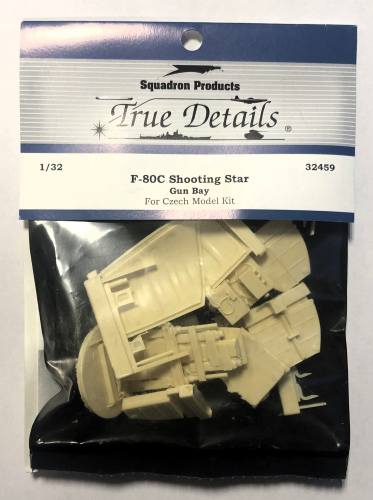 TRUE DETAILS 1/32 32459 F-80C SHOOTING STAR GUN BAY FOR CZECH MODEL