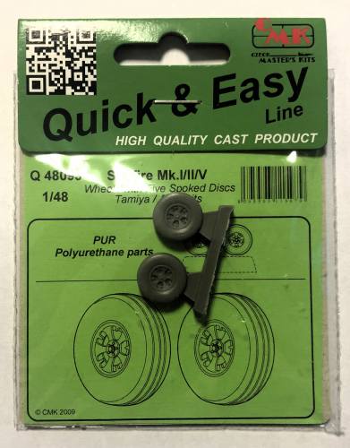 CMK 1/48 48093 SPITFIRE MK.I/II/V FIVE SPOKE WHEELS
