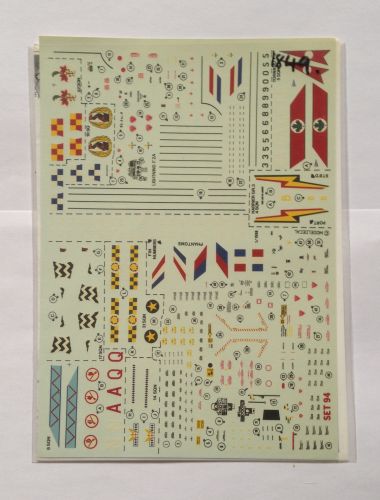 MODELDECAL 1/72 1849. 94 PHANTOM FGR.2 LIGHTNING F.2A TORNADO F.3