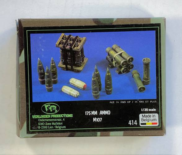 VERLINDEN PRODUCTIONS 1/35 414 175MM AMM0 M107
