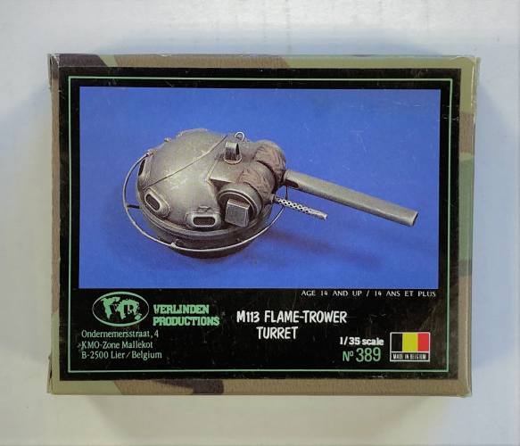 VERLINDEN PRODUCTIONS 1/35 389 M113 FLAME-TOWER TURRET