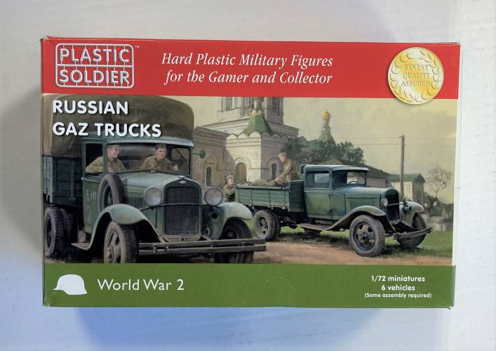 PLASTIC SOLDIER 1/72 20036 RUSSIAN GAZ TRUCKS 3XAA 3XAAA TRUCKS