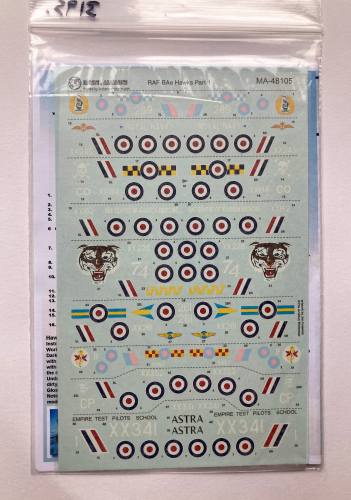 MODEL ALLIANCE 1/48 3195. 48105 RAF BAE HAWKS PART 1