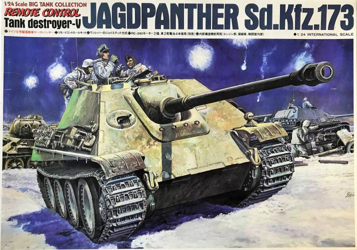 BANDAI 1/24 0535406 REMOTE CONTROL JAGDPANTHER SD.KFZ.173  UK SALE ONLY 