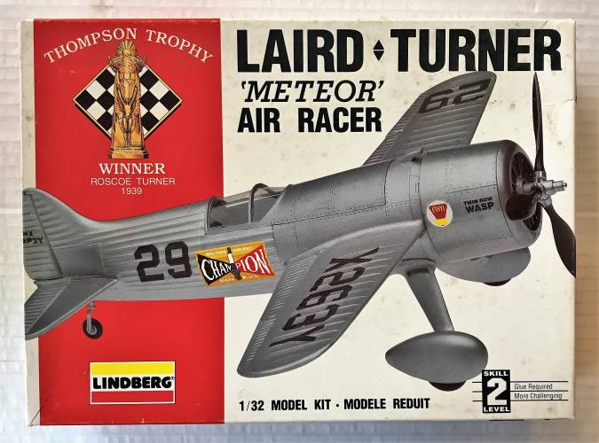 LINDBERG 1/32 70562 LAIRD TURNER METEOR AIR RACER