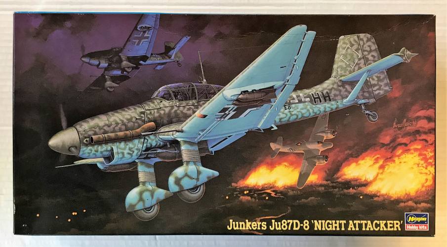 HASEGAWA 1/48 JT179 JUNKERS JU87D-8 NIGHT ATTACKER