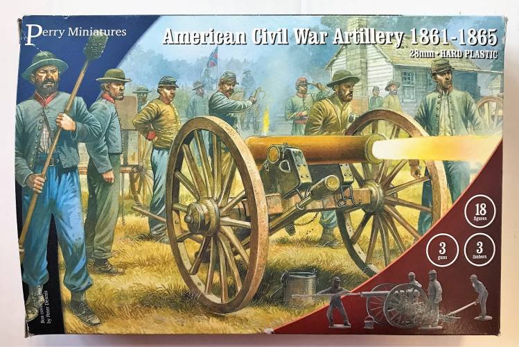 PERRY MINIATURES 28MM ACW90 AMERICAN CIVIL WAR ARTILLERY 1861-1865