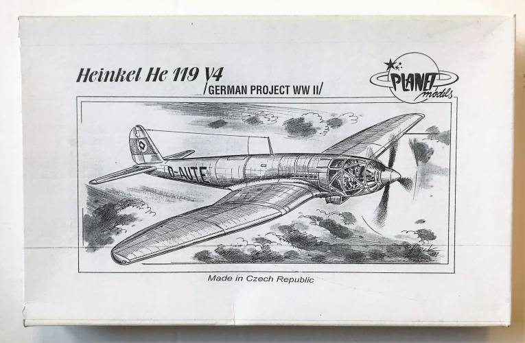 PLANET MODELS 1/72 034 HEINKEL HE 119 V4