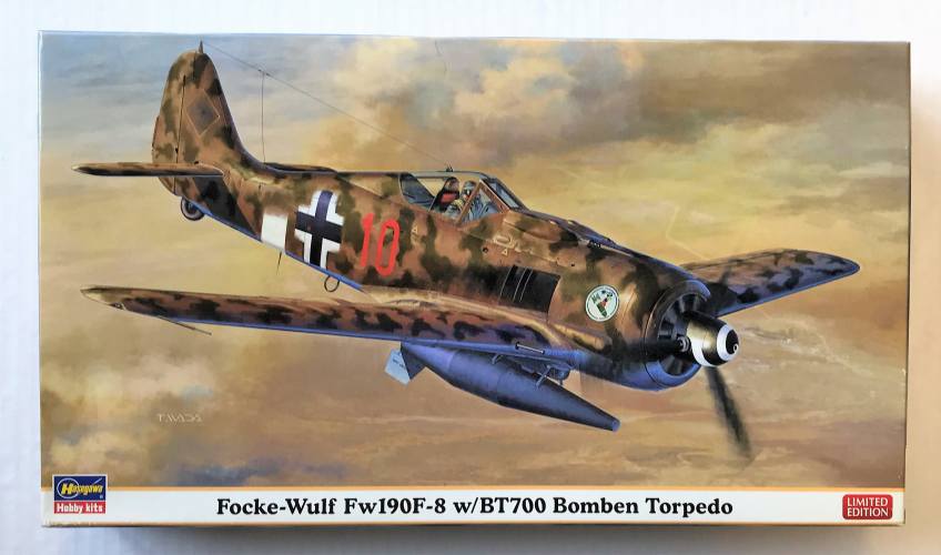 HASEGAWA 1/48 09950 FOCKE-WULF FW190F-8 WITH BT700 BOMBEN TORPEDO