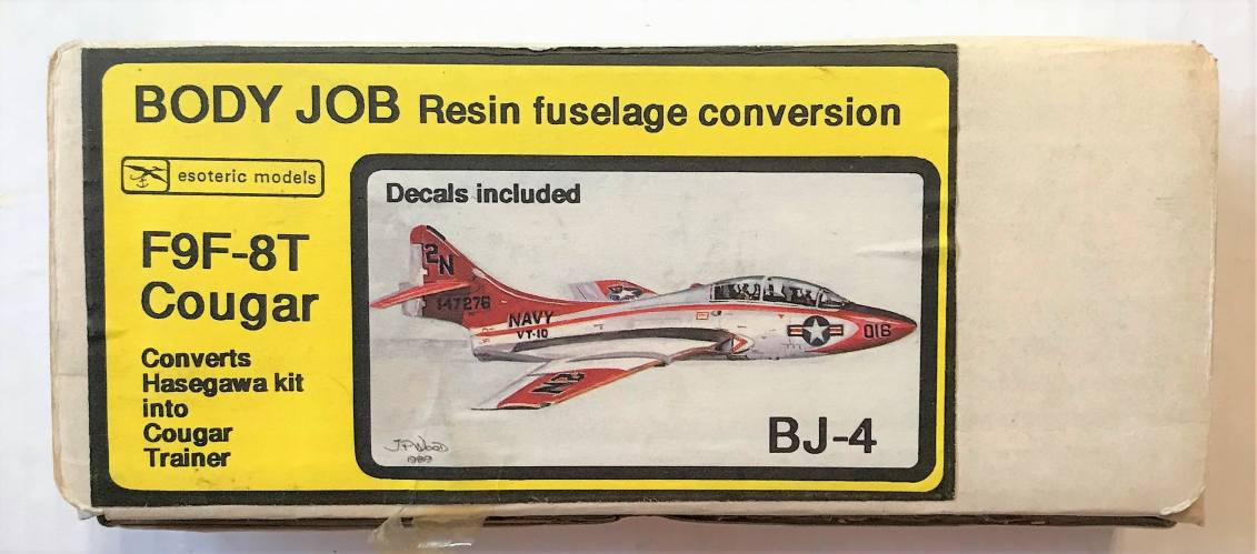 ESOTERIC  BJ-4 F9F-8T COUGAR FUSELAGE CONVERSION