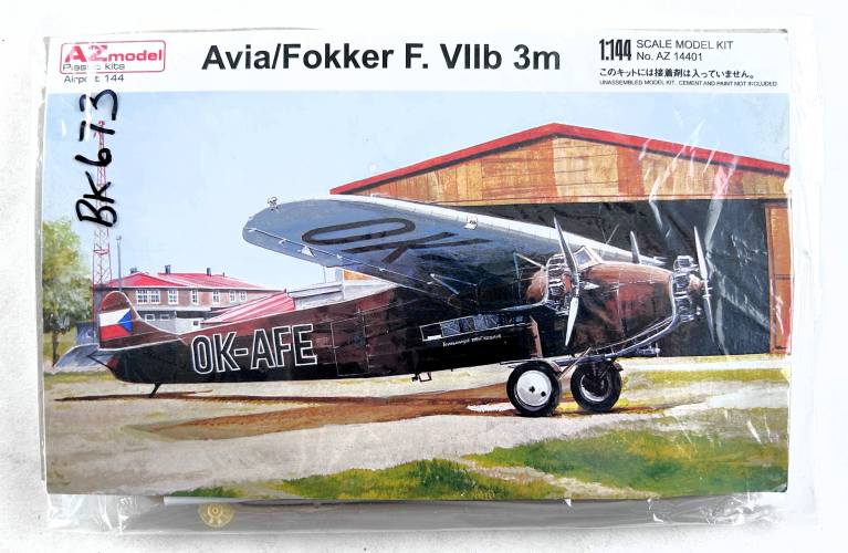 AZ MODEL 1/144 14401 AVIA/FOKKER F.VIIb 3m  NO BOX 