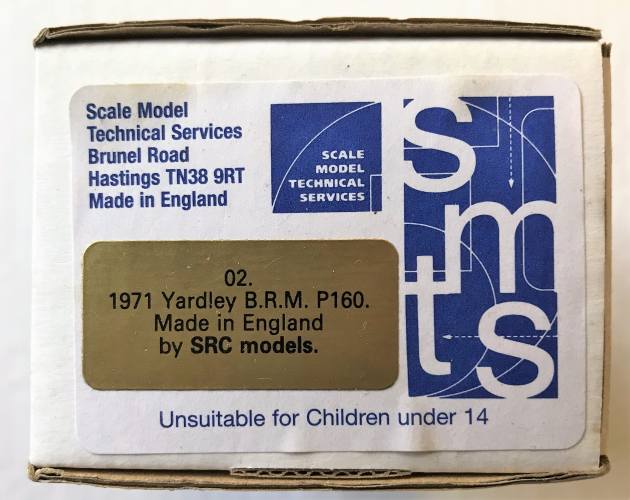 SMTS 1/43 02 1971 YARDLEY B.R.M. P160 1971 AUSTRIAN GRAND PRIX - METAL KIT