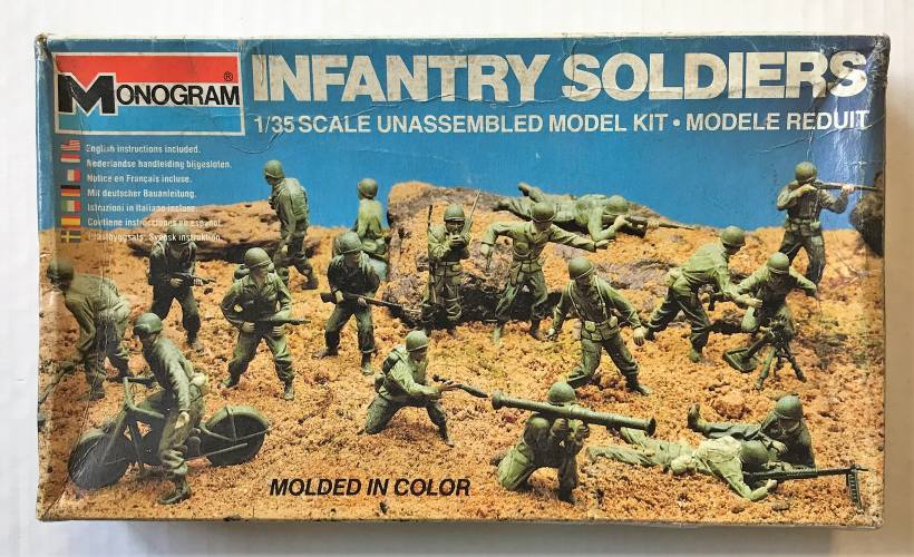 MONOGRAM 1/35 6304 18 INFANTRY SOLDIERS