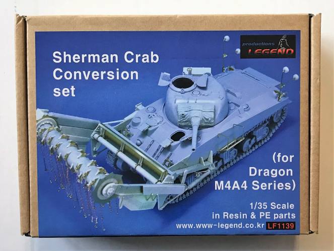LEGEND PRODUCTIONS 1/35 LF1139 SHERMAN CRAB CONVERSION SET - FOR DRAGON M4A4 SERIES