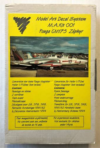 MODEL ART 1/72 001 FOUGA CM175 ZEPHYR