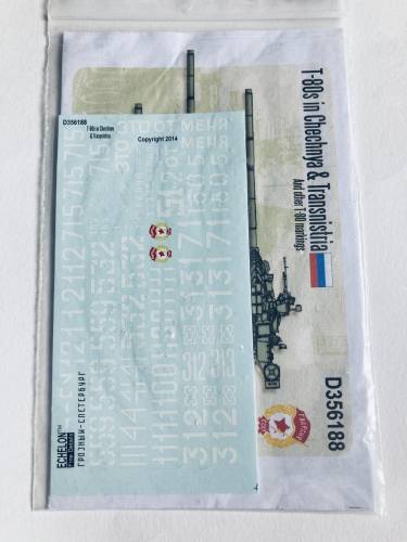 ECHELON 1/35 3477. 356188 T-80S IN CHECHNYA AND TRANSNISTRIA