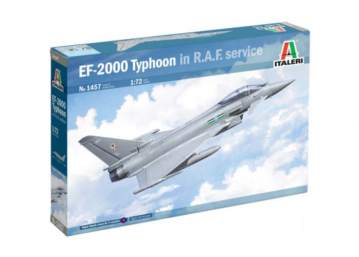 ITALERI 1/72 1457 EUROFIGHTER EF-2000 TYPHOON IN RAF SERVICE