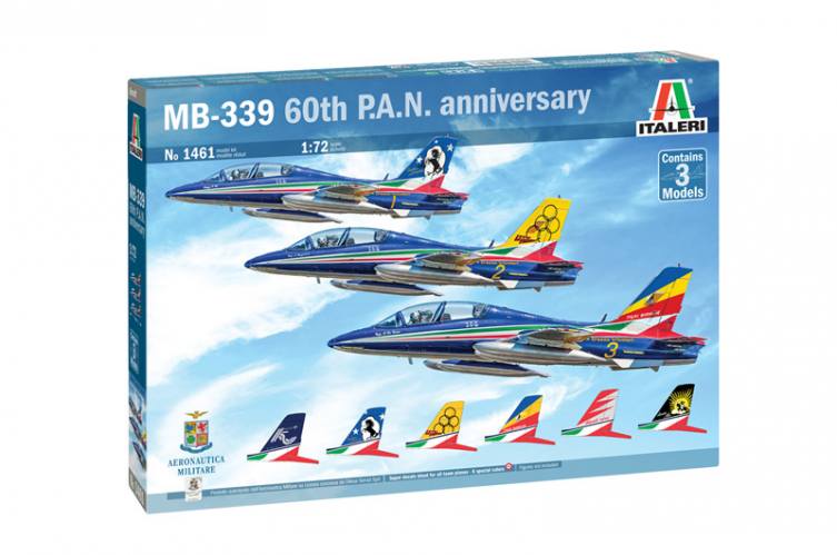 ITALERI 1/72 1461 MACCHI MB-339 P.A.N. 60TH ANNIVERSARY 