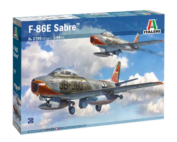 ITALERI 1/48 2799 F-86E SABBRE ITALERI 1/48 2799 F-86E SABBRE