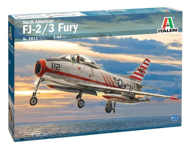 ITALERI 1/48 2811 NORTH AMERICAN FJ-2/3 FURY