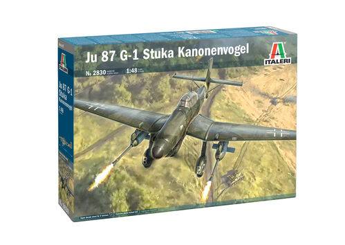 ITALERI  1/48 2830 JU 87 G-1 STUKA KANONENVOGEL