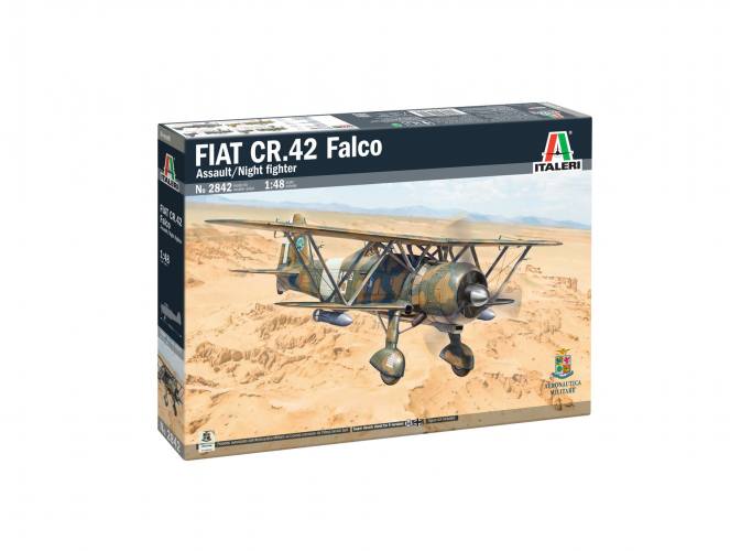 ITALERI  1/48 2842 FIAT CR.42 FALCO ASSAULT/NIGHT FIGHER