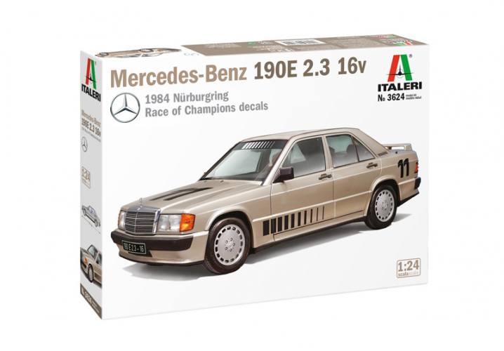 ITALERI 1/24 3624 MERCEDES-BENZ 190E 2.3 16V ITALERI 1/24 3624 MERCEDES-BENZ 190E 2.3 16V