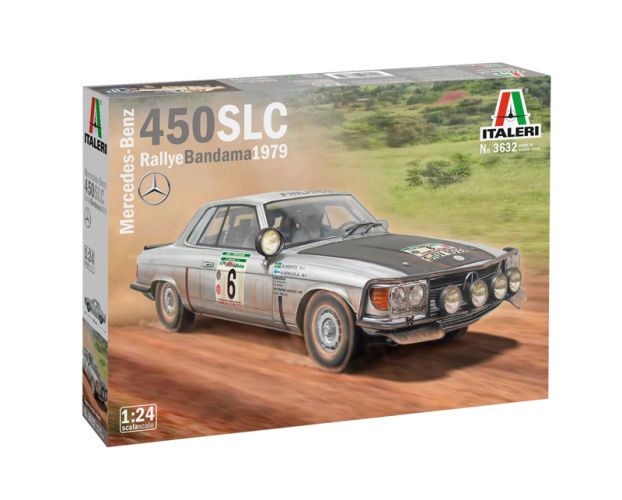 ITALERI 1/24 3632 MERCEDES-BENZ 450 SLC RALLYE BANDAMA 1979