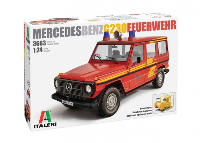 ITALERI 1/24 3663 MERCEDEZS-BENZ G230 FEUERWEHR