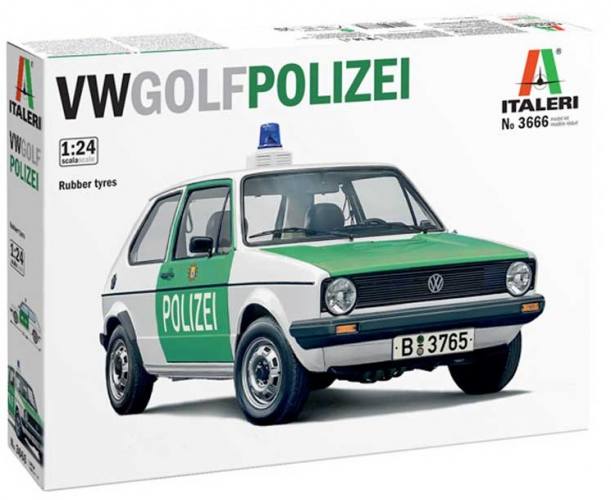 ITALERI  1/24 3666 VW GOLF POLIZEI