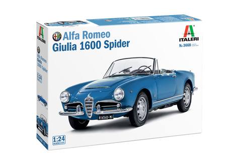 ITALERI  1/24 3668 ALFA ROMEO GIULLA 1600 SPIDER