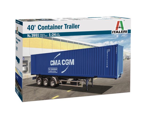 ITALERI 1/24 3951 40  CONTAINER TRAILER