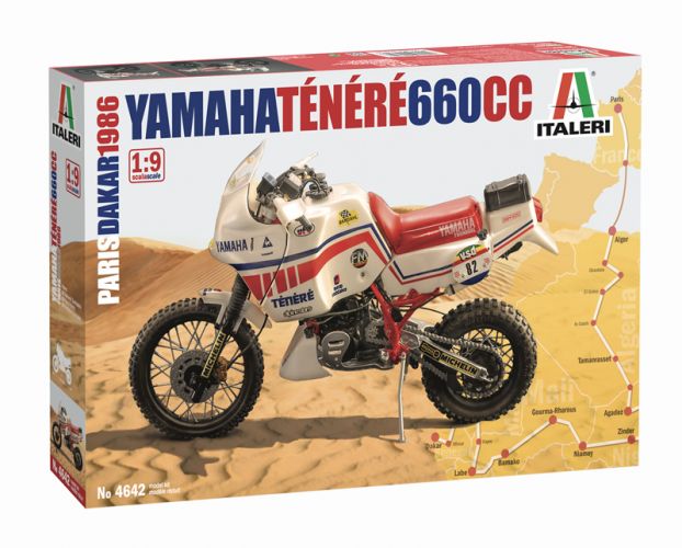 ITALERI 1/9 4642 YAMAHA TENERE 660CC PARIS-DAKAR 1986