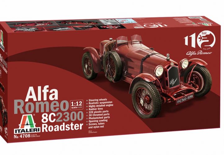 ITALERI 1/12 4708 ALFA ROMEO 8C2300 ROADSTER