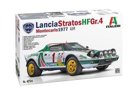 ITALERI  1/12 4714 LANCIA STRATOS HF GR.4 MONTE CARLO 1977  UK SALE ONLY 