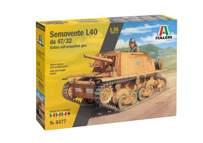 ITALERI  1/35 6477 SEMOVENTE L40 DA 47/32
