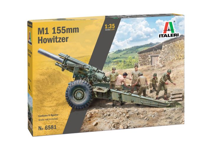 ITALERI 1/35 6581 M1 155mm HOWITZER