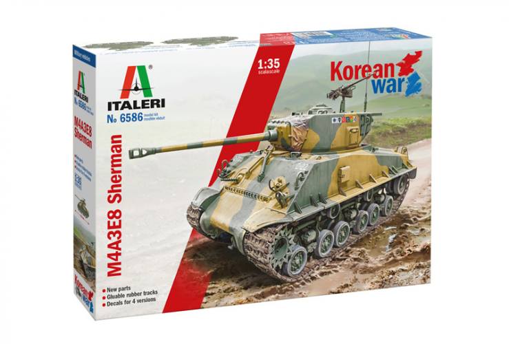 ITALERI 1/35 6586 M4A3E8 SHERMAN KOREAN WAR