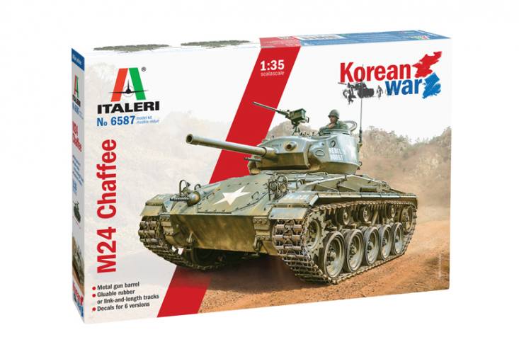 ITALERI 1/35 6587 M24 CHAFFEE KOREAN WAR