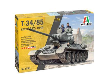 ITALERI  1/35 6758 T-34/85 ZAVOD 112 1944